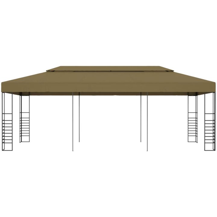 Paviljong 6x3x2,7 m taupe 180 g/m² vidaXL 3 x 6 m – bild 2