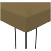 Paviljong 6x3x2,7 m taupe 180 g/m² vidaXL 3 x 6 m – miniatyr 4