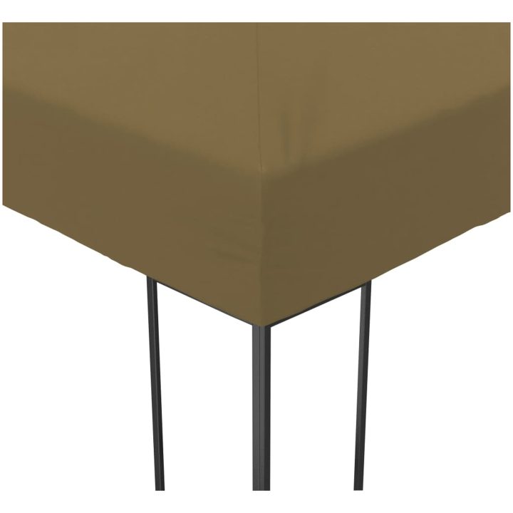 Paviljong 6x3x2,7 m taupe 180 g/m² vidaXL 3 x 6 m – bild 4
