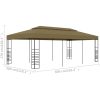 Paviljong 6x3x2,7 m taupe 180 g/m² vidaXL 3 x 6 m – miniatyr 6
