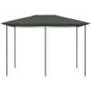 Paviljong antracit 160 g/m² vidaXL 3 x 4 x 2.6 m – miniatyr 2