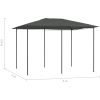 Paviljong antracit 160 g/m² vidaXL 3 x 4 x 2.6 m – miniatyr 4