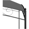 Paviljong antracit 180 g/m² vidaXL 3 x 3 x 2.65 m – miniatyr 4