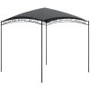 Paviljong antracit 180 g/m² vidaXL 3 x 3 x 2.65 m – miniatyr 1