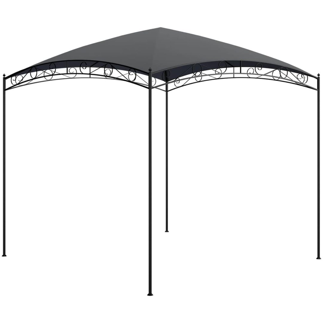Paviljong antracit 180 g/m² vidaXL 3 x 3 x 2.65 m