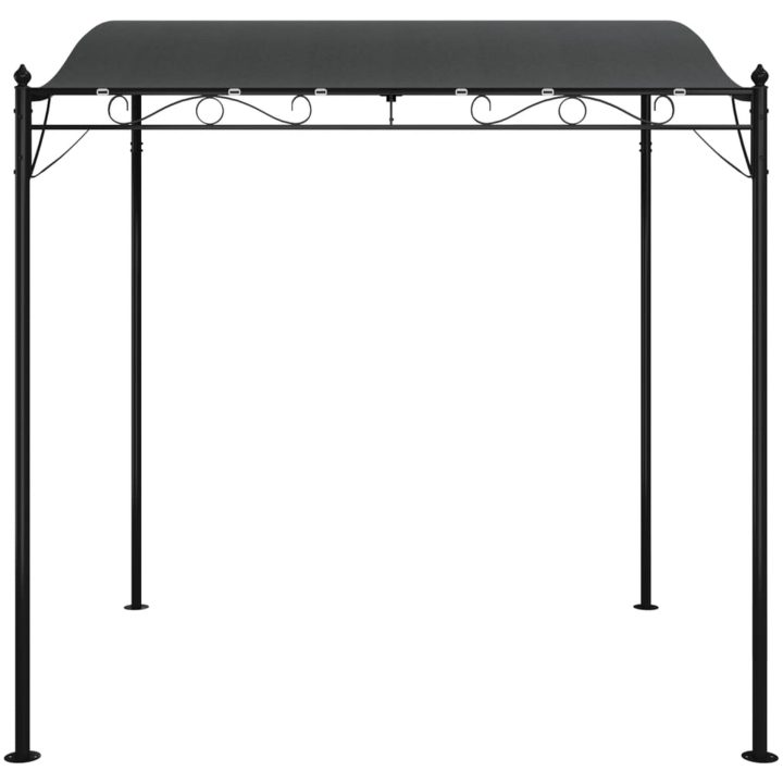 Paviljong antracit 2x2,3 m 180 g/m² tyg och stål vidaXL – bild 3