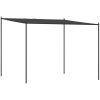 Paviljong antracit 3x3 m 180 g/m² tyg och stål vidaXL – miniatyr 2