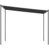 Paviljong antracit 3x3 m 180 g/m² tyg och stål vidaXL – miniatyr 4