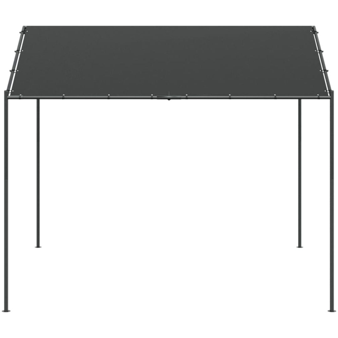 Paviljong antracit 3x3 m stål och tyg vidaXL – bild 3