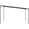 Paviljong antracit 4x4 m 180 g/m² tyg och stål vidaXL – miniatyr 5