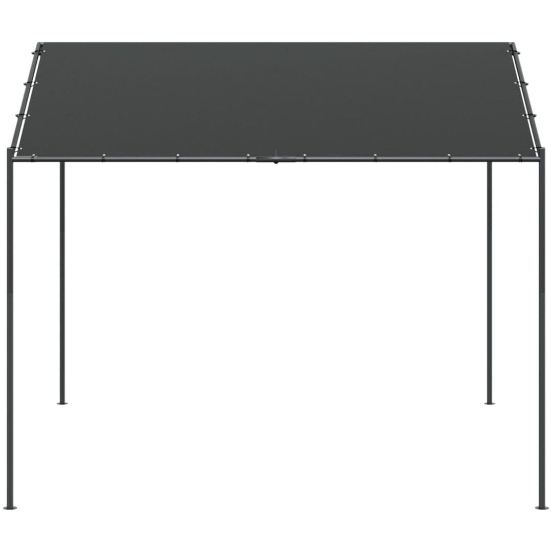 Paviljong antracit 4x4 m stål och tyg vidaXL – bild 3