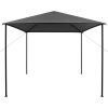 Paviljong antracit tyg och stål 180 g/m² vidaXL 3 x 3 m – miniatyr 2