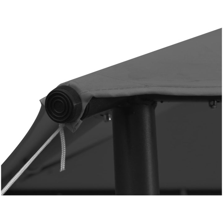 Paviljong antracit tyg och stål 180 g/m² vidaXL 3 x 3 m – bild 5