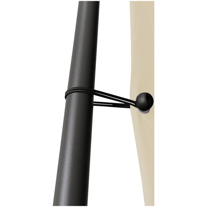 Paviljong beige 3x3 m 180 g/m² tyg och stål vidaXL – bild 5