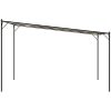 Paviljong beige 4x4 m 180 g/m² tyg och stål vidaXL – miniatyr 5