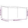 Paviljong beige 4x4 m 180 g/m² tyg och stål vidaXL – miniatyr 8