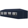 Paviljong blå vidaXL 3 x 12 m – miniatyr 3