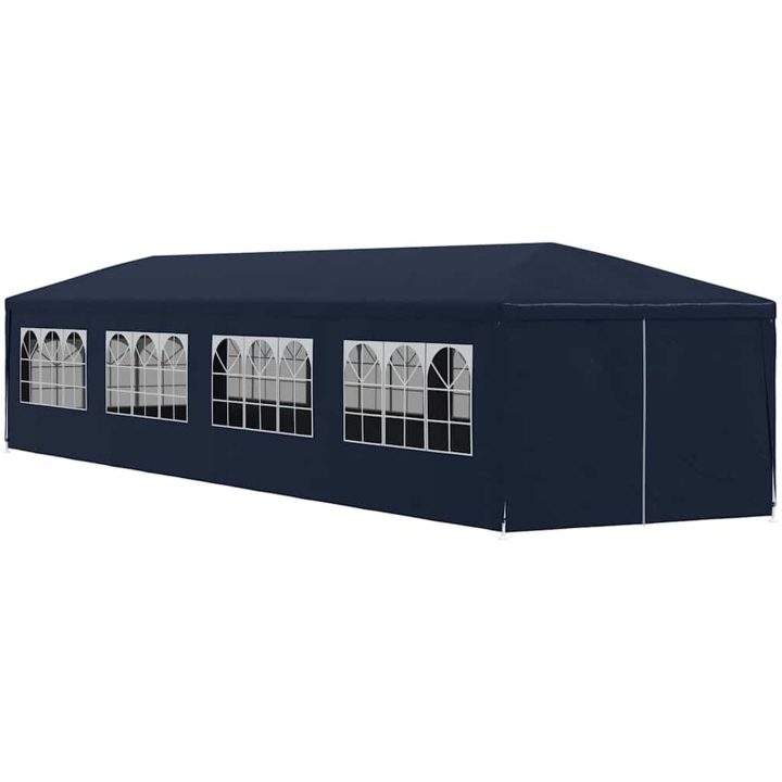 Paviljong blå vidaXL 3 x 12 m – bild 3