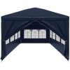 Paviljong blå vidaXL 3 x 12 m – miniatyr 4