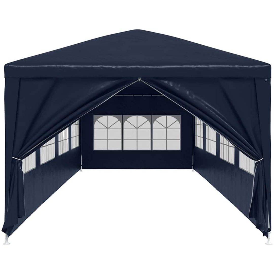 Paviljong blå vidaXL 3 x 12 m – bild 4