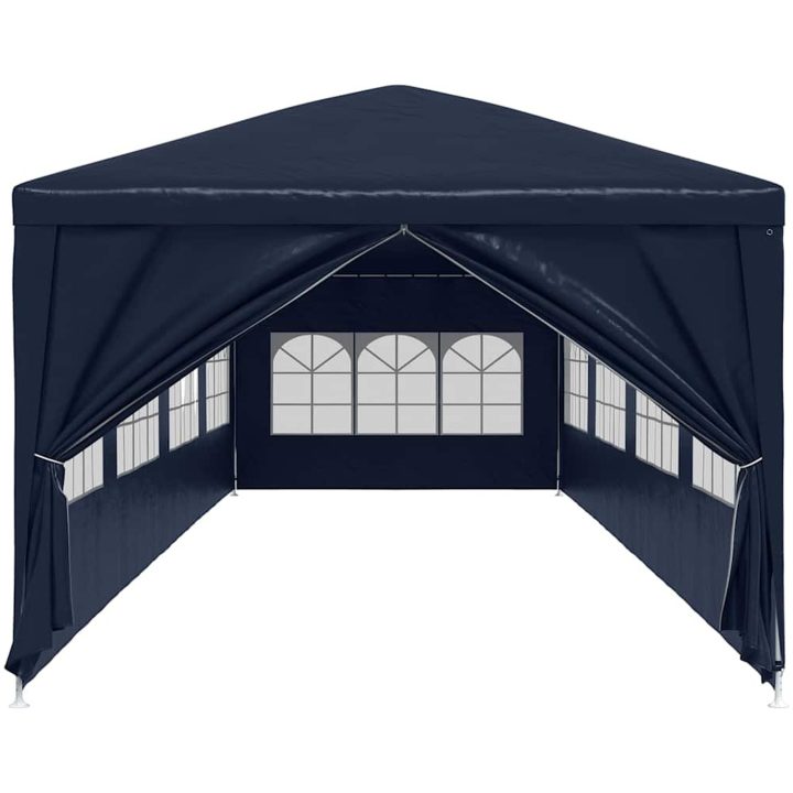 Paviljong blå vidaXL 3 x 12 m – bild 4
