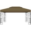 Paviljong dubbla tak 3x4 m taupe 180 g/m² vidaXL – miniatyr 2