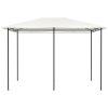 Paviljong gräddvit 160 g/m² vidaXL 3 x 4 x 2.6 m – miniatyr 2