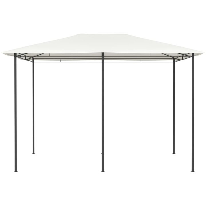 Paviljong gräddvit 160 g/m² vidaXL 3 x 4 x 2.6 m – bild 2