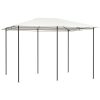 Paviljong gräddvit 160 g/m² vidaXL 3 x 4 x 2.6 m – miniatyr 1