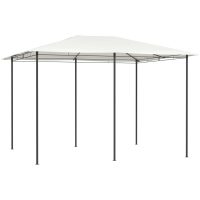 Paviljong gräddvit 160 g/m² vidaXL
