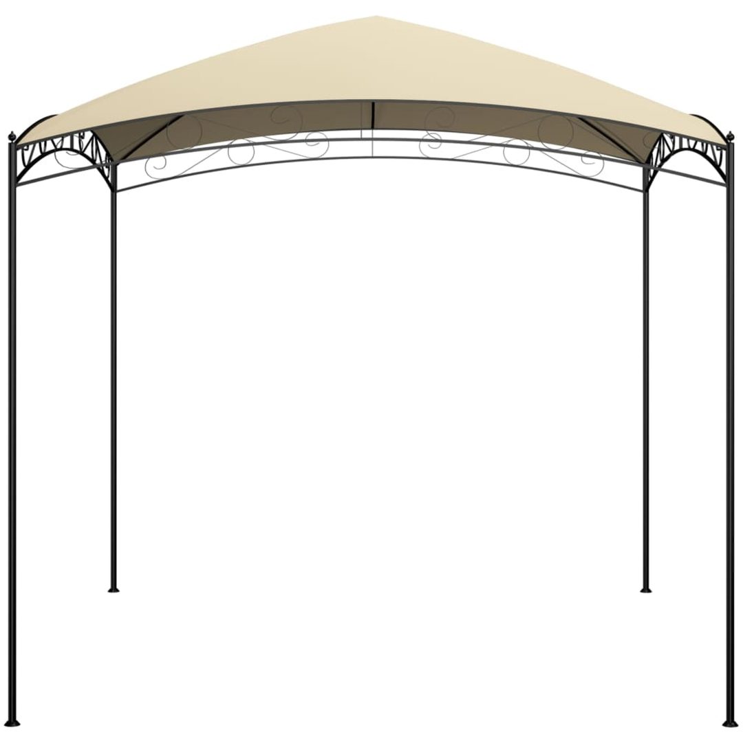 Paviljong gräddvit 180 g/m² vidaXL 3 x 3 x 2.65 m – bild 3