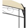 Paviljong gräddvit 180 g/m² vidaXL 3 x 3 x 2.65 m – miniatyr 4