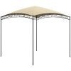 Paviljong gräddvit 180 g/m² vidaXL 3 x 3 x 2.65 m – miniatyr 1