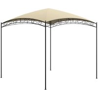 Paviljong gräddvit 180 g/m² vidaXL