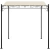 Paviljong gräddvit 2x2,3 m 180 g/m² tyg och stål vidaXL – miniatyr 3