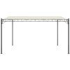Paviljong gräddvit 4x3 m 180 g/m² tyg och stål vidaXL – miniatyr 4
