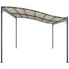 Paviljong gräddvit 4x3 m 180 g/m² tyg och stål vidaXL – miniatyr 5
