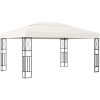 Paviljong gräddvit tyg vidaXL 3 x 4 m – miniatyr 1