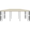 Paviljong gräddvit vidaXL 3 x 6 m – miniatyr 2