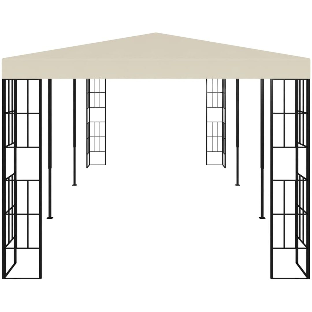 Paviljong gräddvit vidaXL 3 x 6 m – bild 3