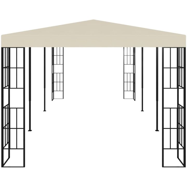 Paviljong gräddvit vidaXL 3 x 6 m – bild 3