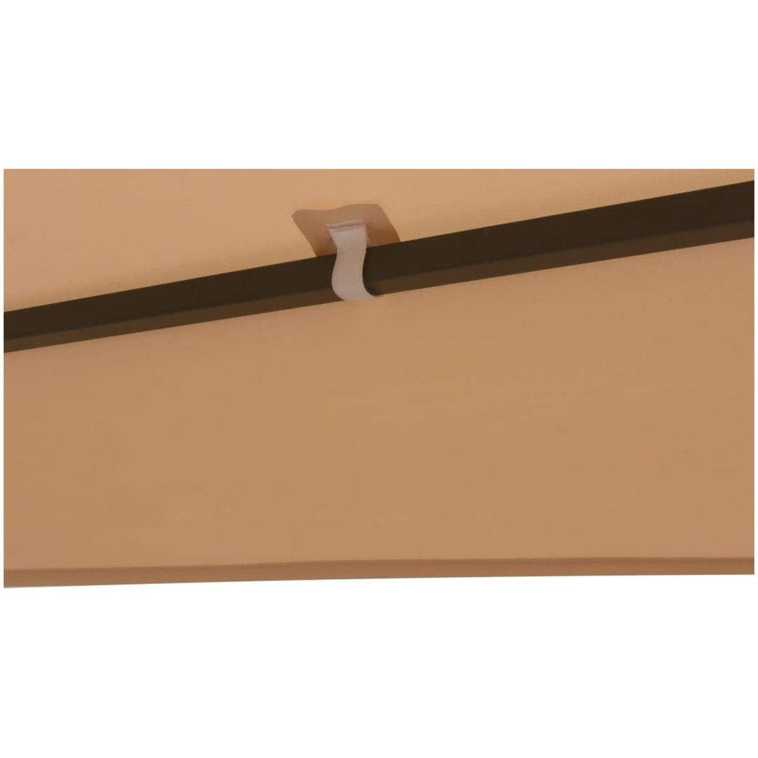 Paviljong hexagonal 323x265 cm beige vidaXL – bild 4