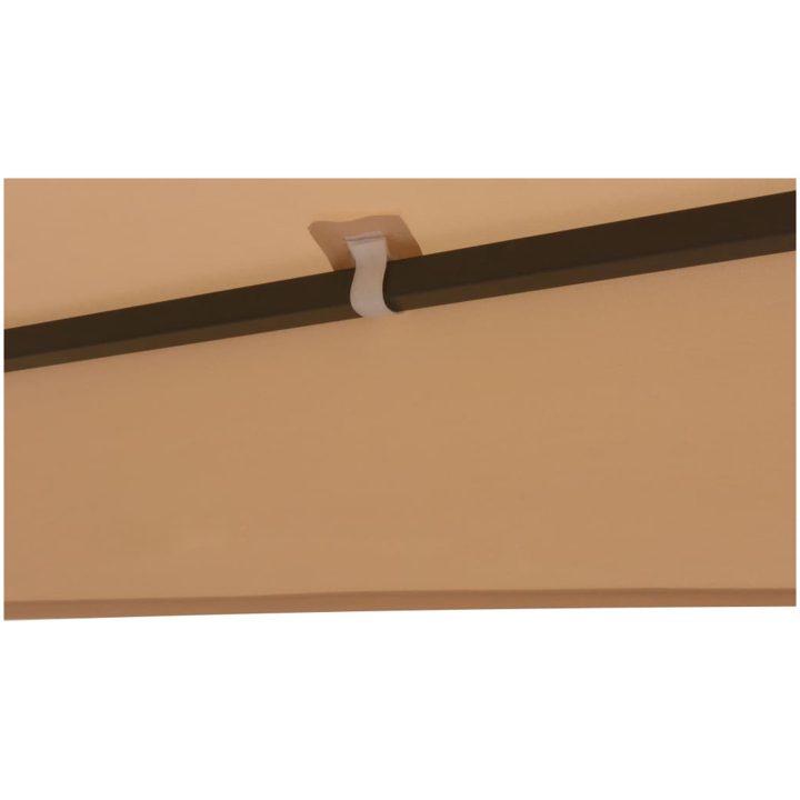 Paviljong hexagonal 323x265 cm beige vidaXL – bild 4