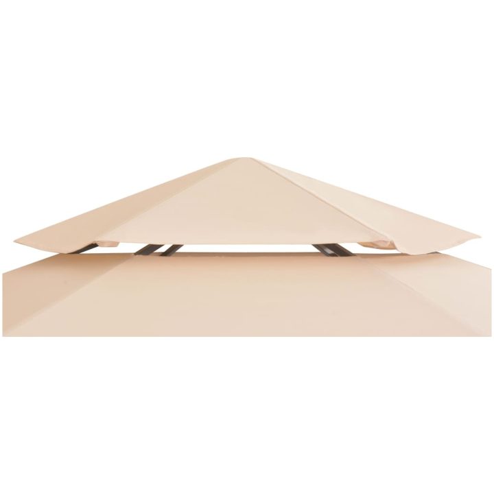 Paviljong hexagonal 323x265 cm beige vidaXL – bild 5