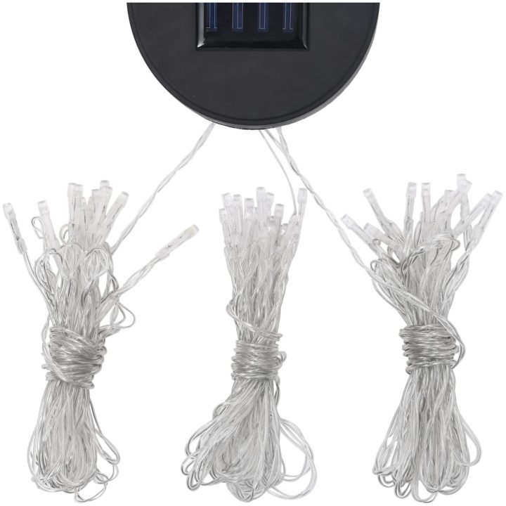 Paviljong med draperi och ljusslinga LED 4x3 m antracit vidaXL 4 x 3 cm – bild 10