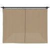 Paviljong med draperi taupe stål vidaXL 6 x 3 m – miniatyr 5