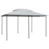 Paviljong med draperier 4x3 m vit vidaXL – miniatyr 2