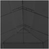Paviljong med draperier 600x298x270 cm antracit vidaXL – miniatyr 7