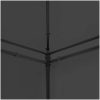 Paviljong med draperier 600x298x270 cm antracit vidaXL – miniatyr 8