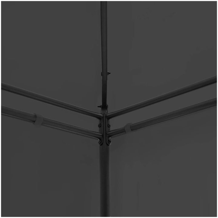 Paviljong med draperier 600x298x270 cm antracit vidaXL – bild 8